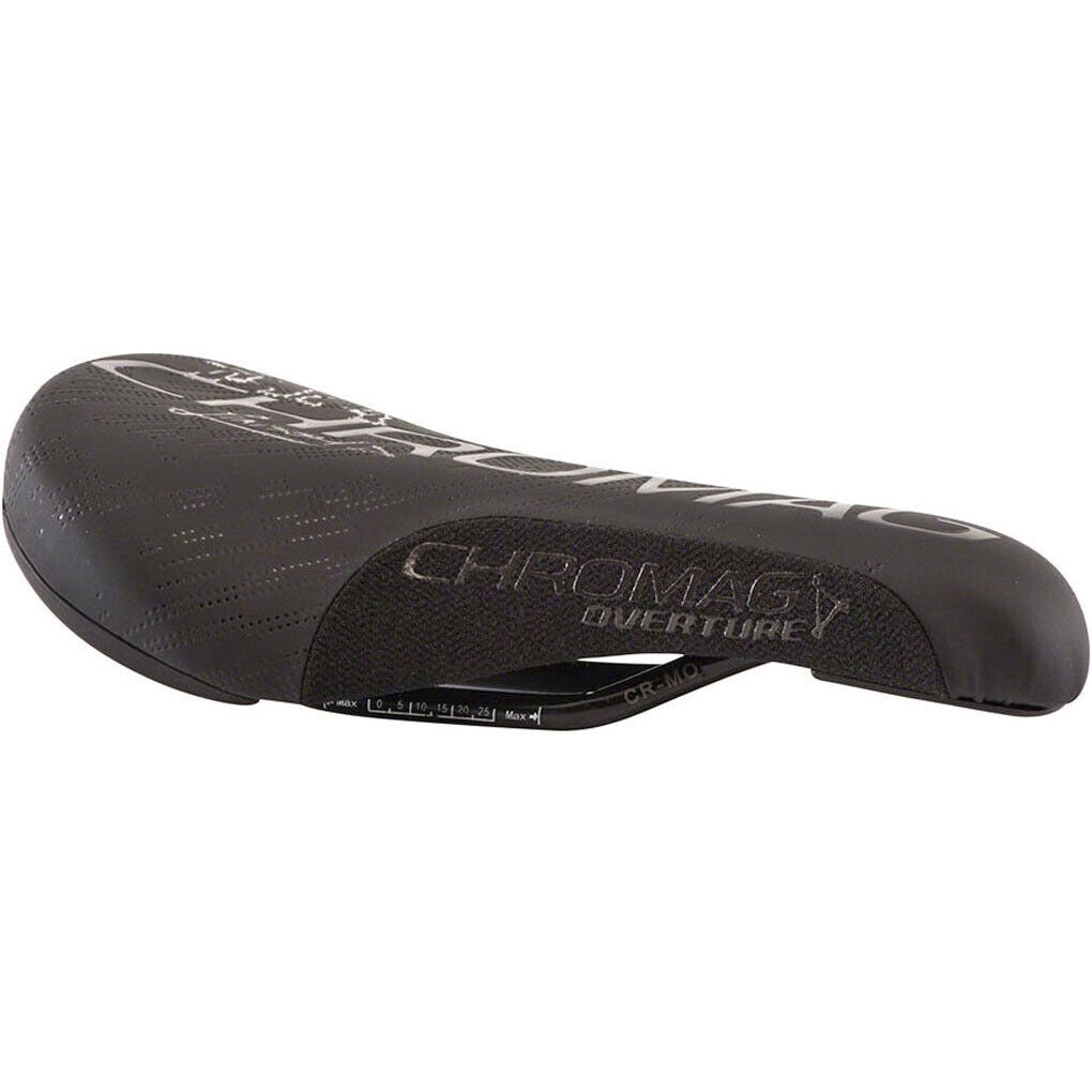 Chromag Overture Bike Saddle with CrMo Rails – Synthetic Top, Slim, Durable