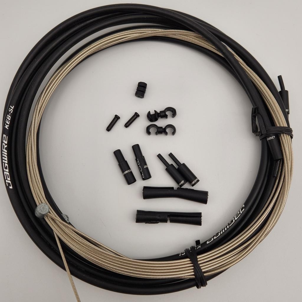 Jagwire Mountain Pro Brake Cable Kit for Bicycle SRAM/Shimano PCK400 Black