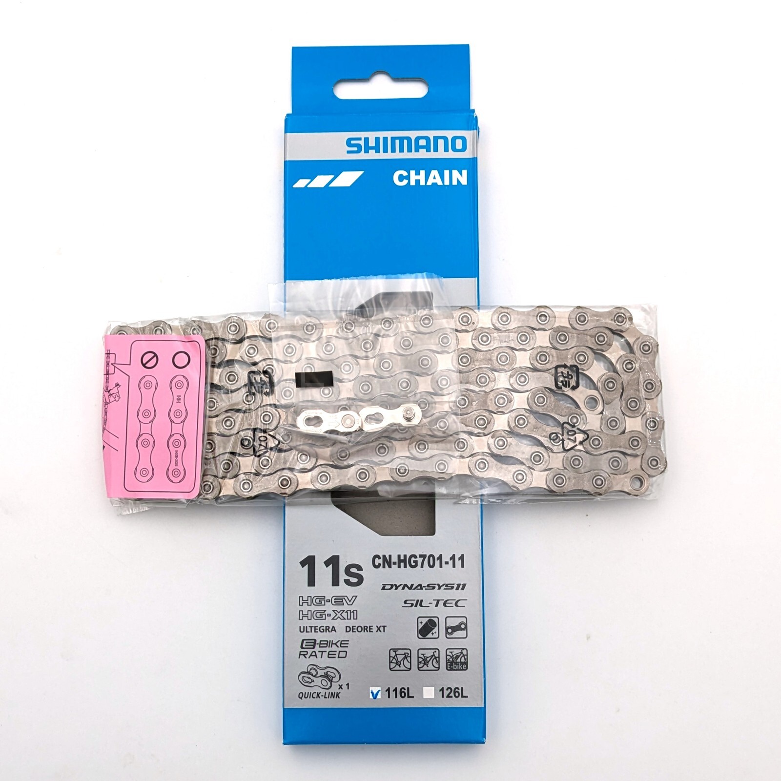 Shimano 105 CS-HG700-11 11-34T Cassette w/ Ultegra CN-HG701 Chain 116L