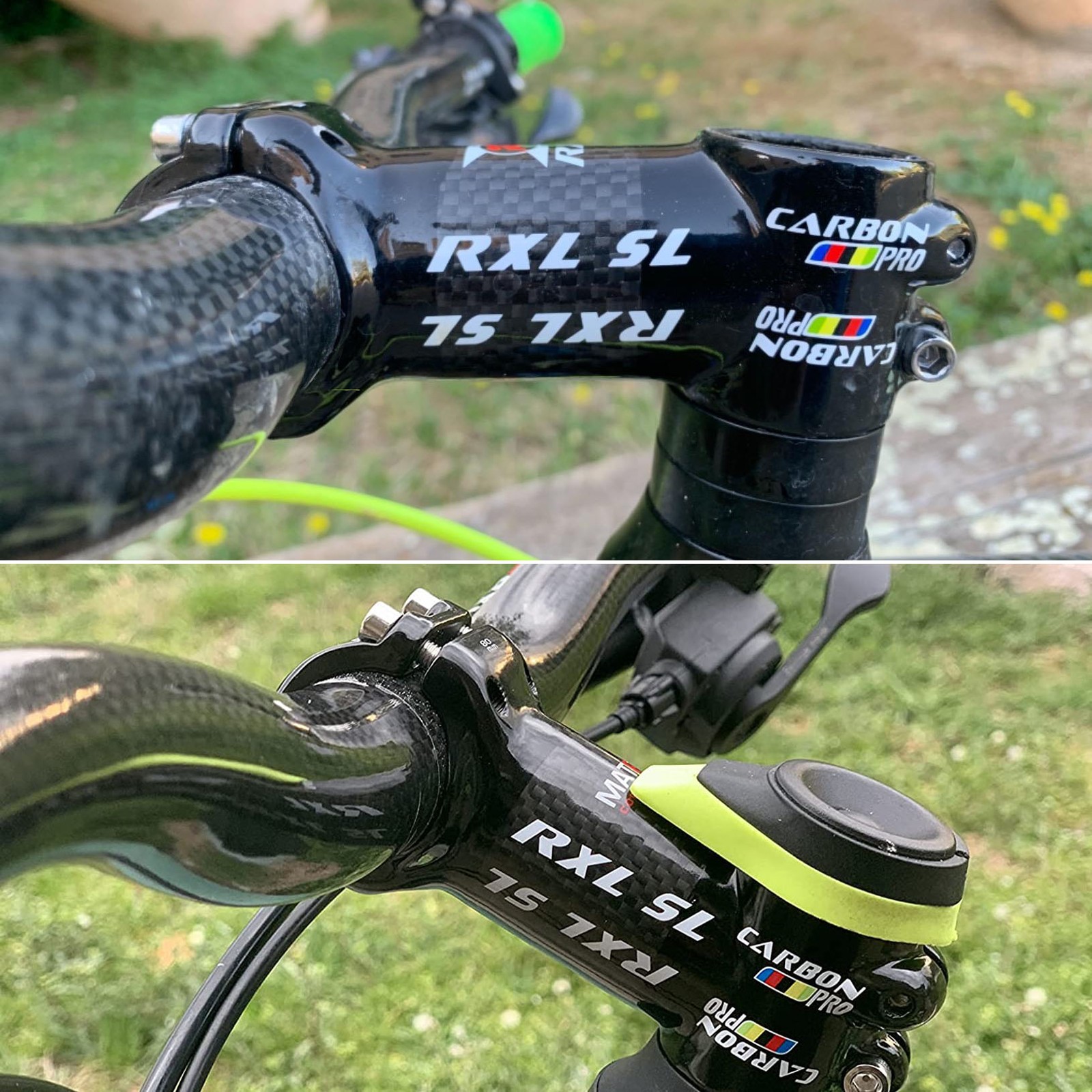 Carbon Bike Stem Handlebar Stems 6 Degree 31.8mm Aluminum Alloy 60-120 Bicycle