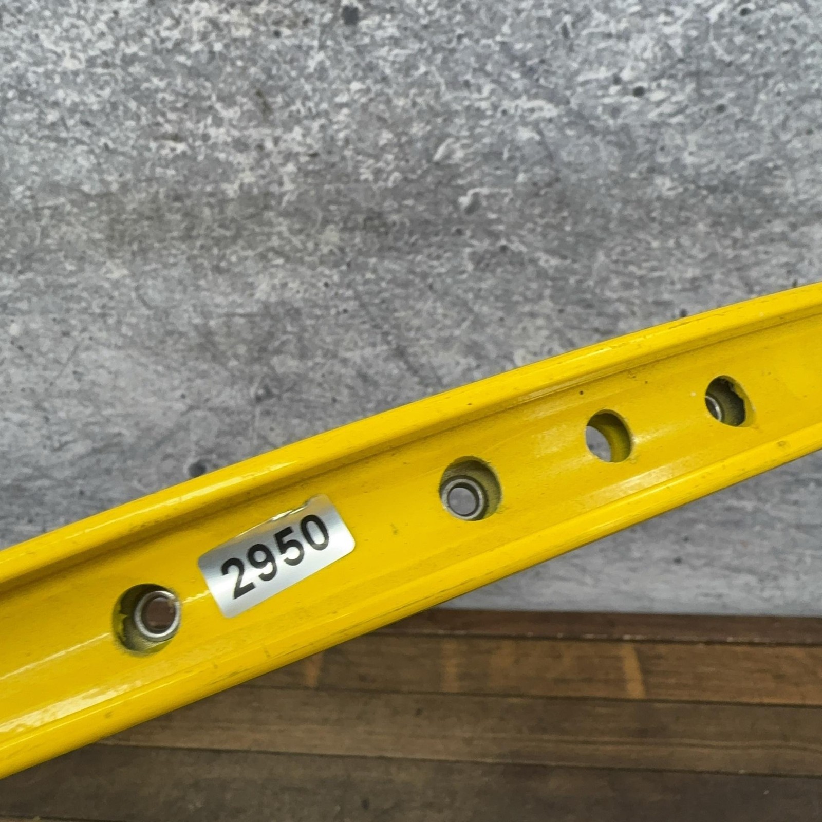 Vuelta Excalibur 26in Rim Yellow 36h Disc 36 Hole MTB Anti Snake Bite 559×19