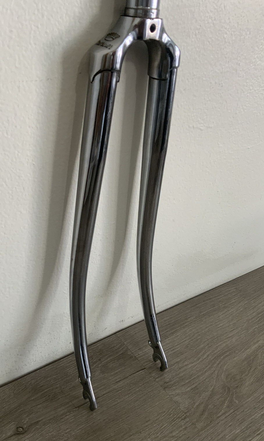 MERCIER ONE-INCH THREADED FORK 700C 171 MM STEERER BSA THREADS 26.4 RACE CHROME