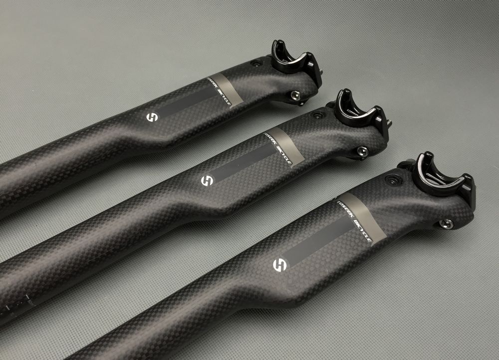TOSEEK 3K Carbon Fiber Bike Seatpost MTB Road Bicycle Seat Post 27.2/30.8/31.6mm