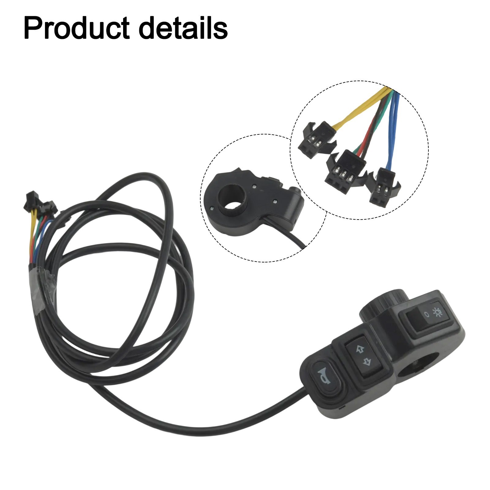 Ebikes Light Control Button with Turn Signal and For horn Functionality