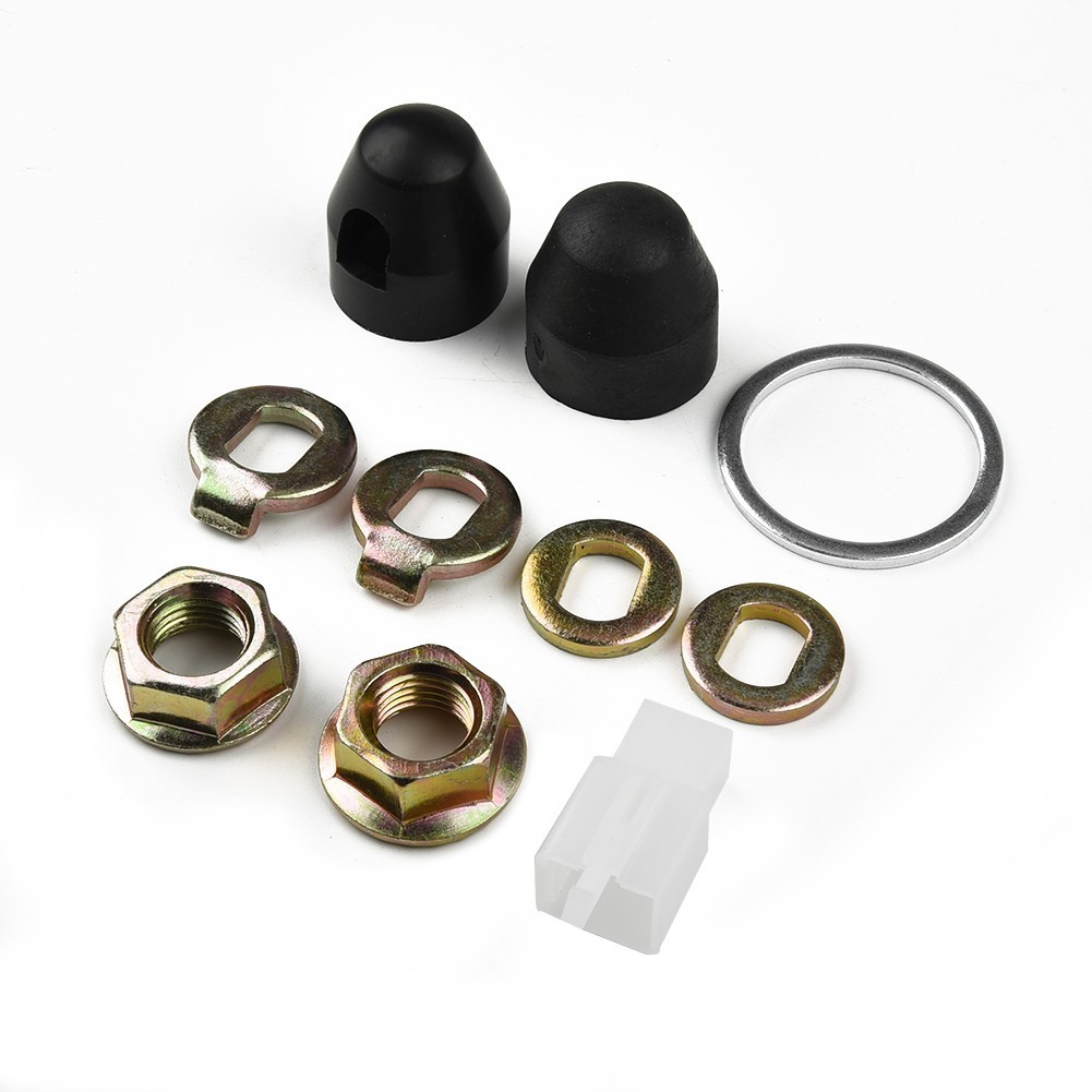 1 Set EBike E-Bike Hub Motor Axle/M14 Nut Cover Screw Cap Kit Replacement