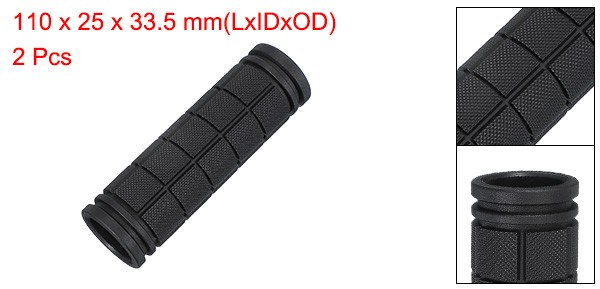2Pcs 4.33″x0.98″ Non-Slip Bike Handlebar Grips Blue