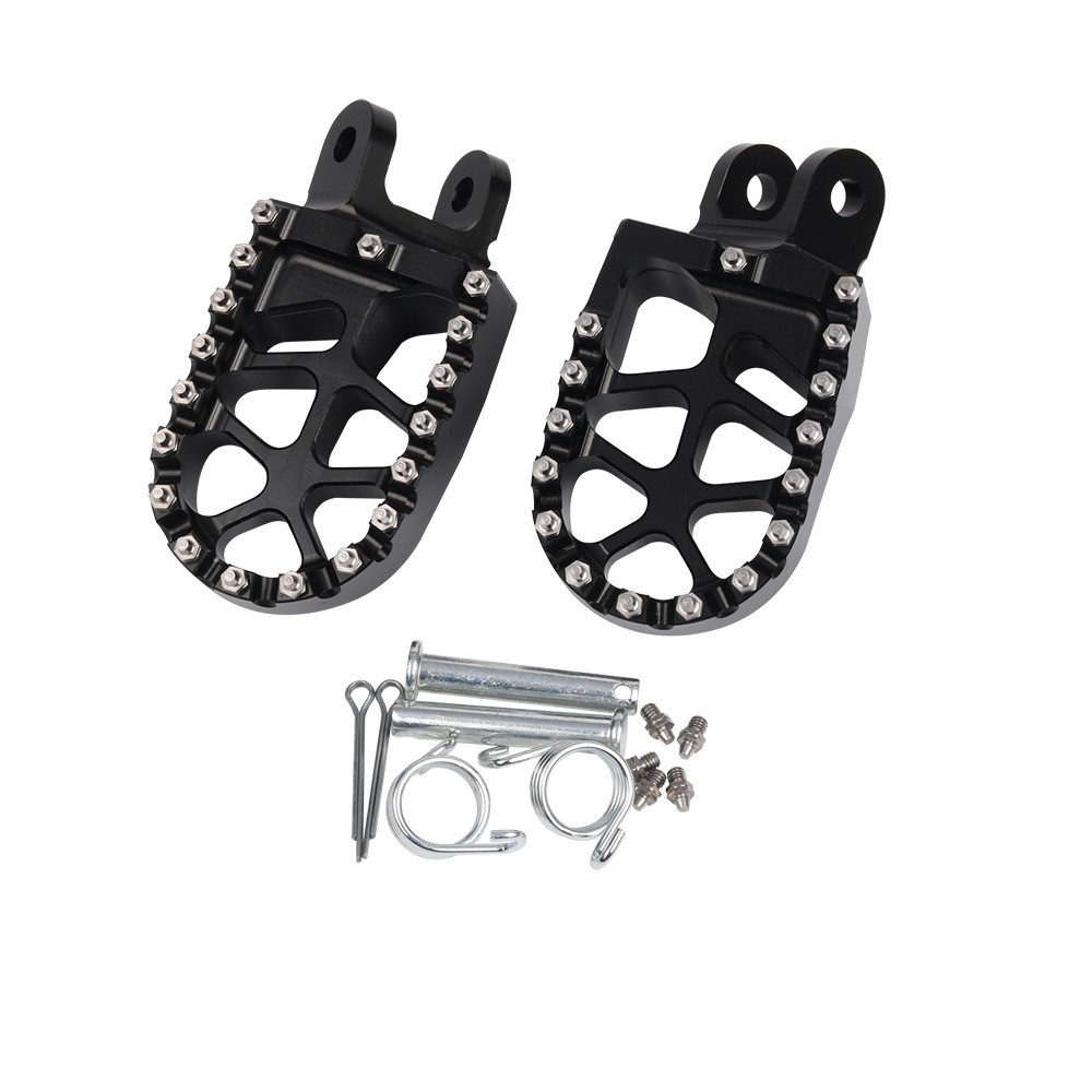 CNC Aluminum Anti‑Slip Foot Pegs For Honda Transalp 600 XL600V Mod Parts