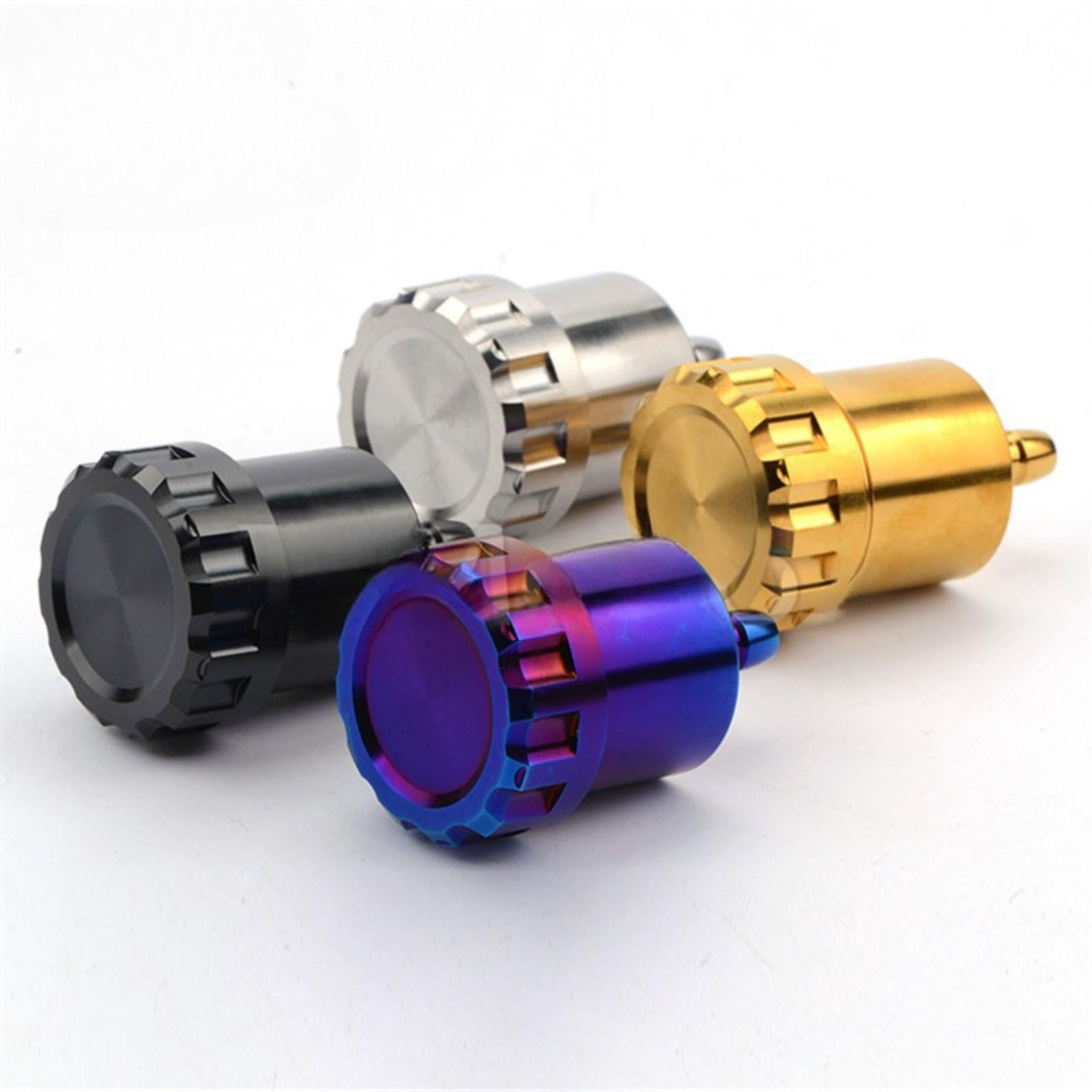 CNC Titanium Alloy Motorcycle Brake Clutch Tank Cylinder Oil Cup Fluid Reservoir