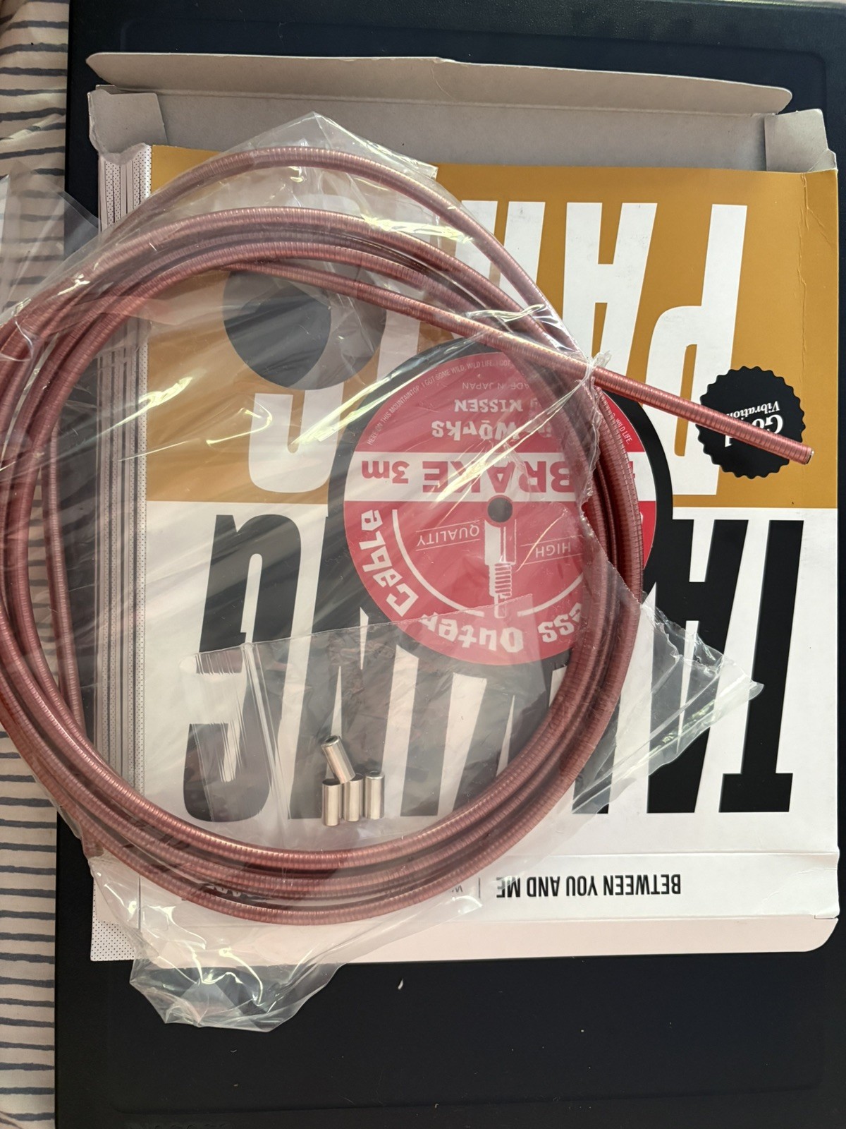 Simworks Nissen Stainless Outer Cable for Brake – 3m – Salmon (Copper)