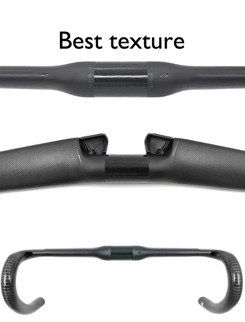 Carbon Fiber Road Handlebar 31.8MM 380/400/420/440MM 16 Degree Cockpit Bike Part