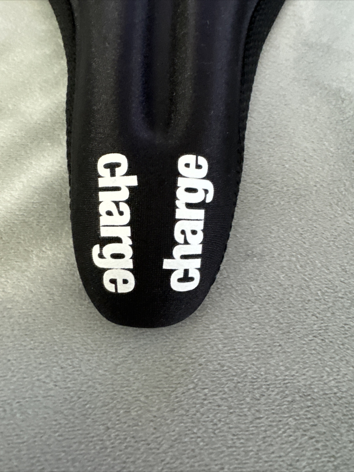 Charge Black Gel Bike Saddle Seat, Comfortable Center Cutaway #CG79432
