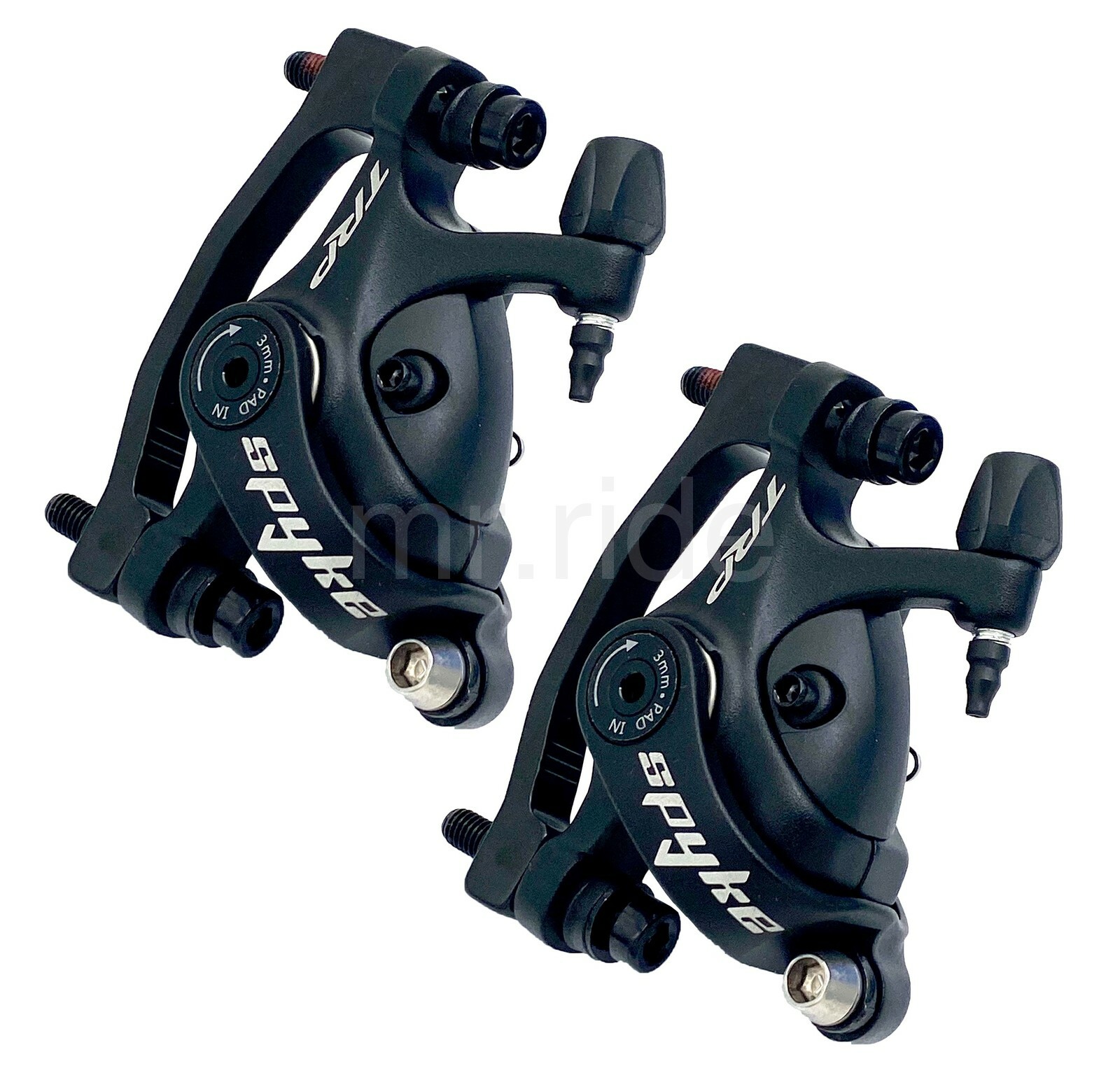 TRP Spyke MTB Mechanical Disc Brake Caliper Post Mount Front+Rear 180mm Black