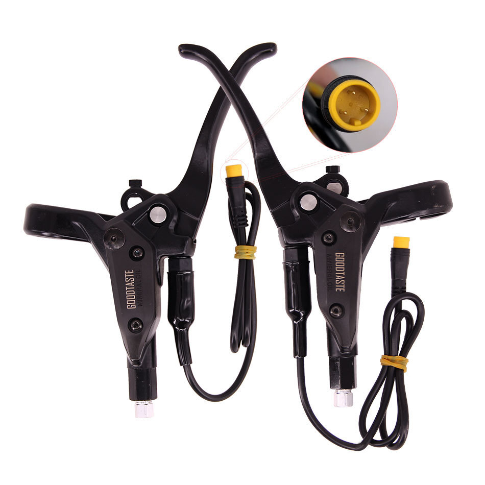 Goodtaste E-bike Power-off Oil brake lever 2Pin / 3 Pin Plug Right+Left