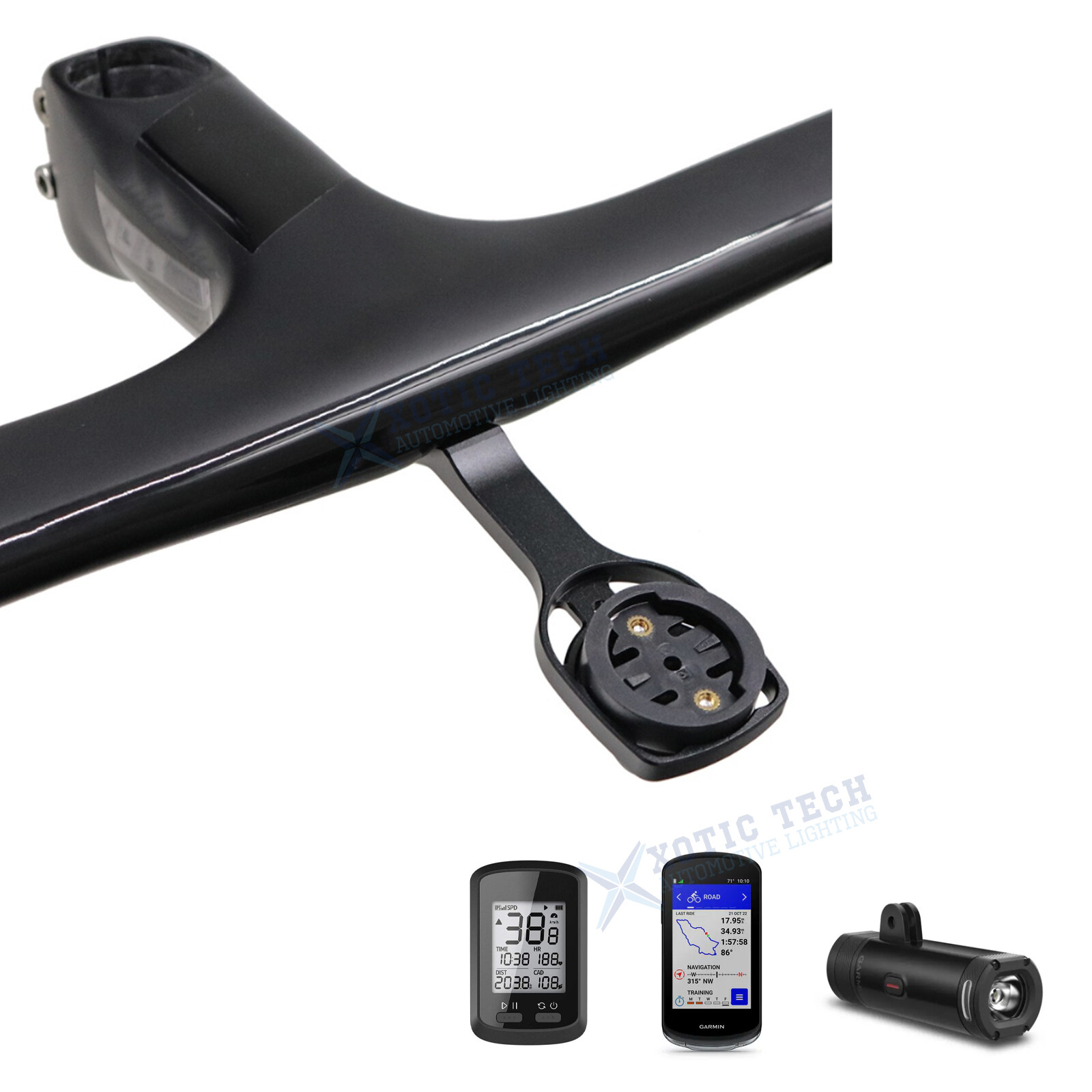 Road Bicycle FACTOR Garmin/Cateye Computer Mount For BLACK INC Handlebar Holder