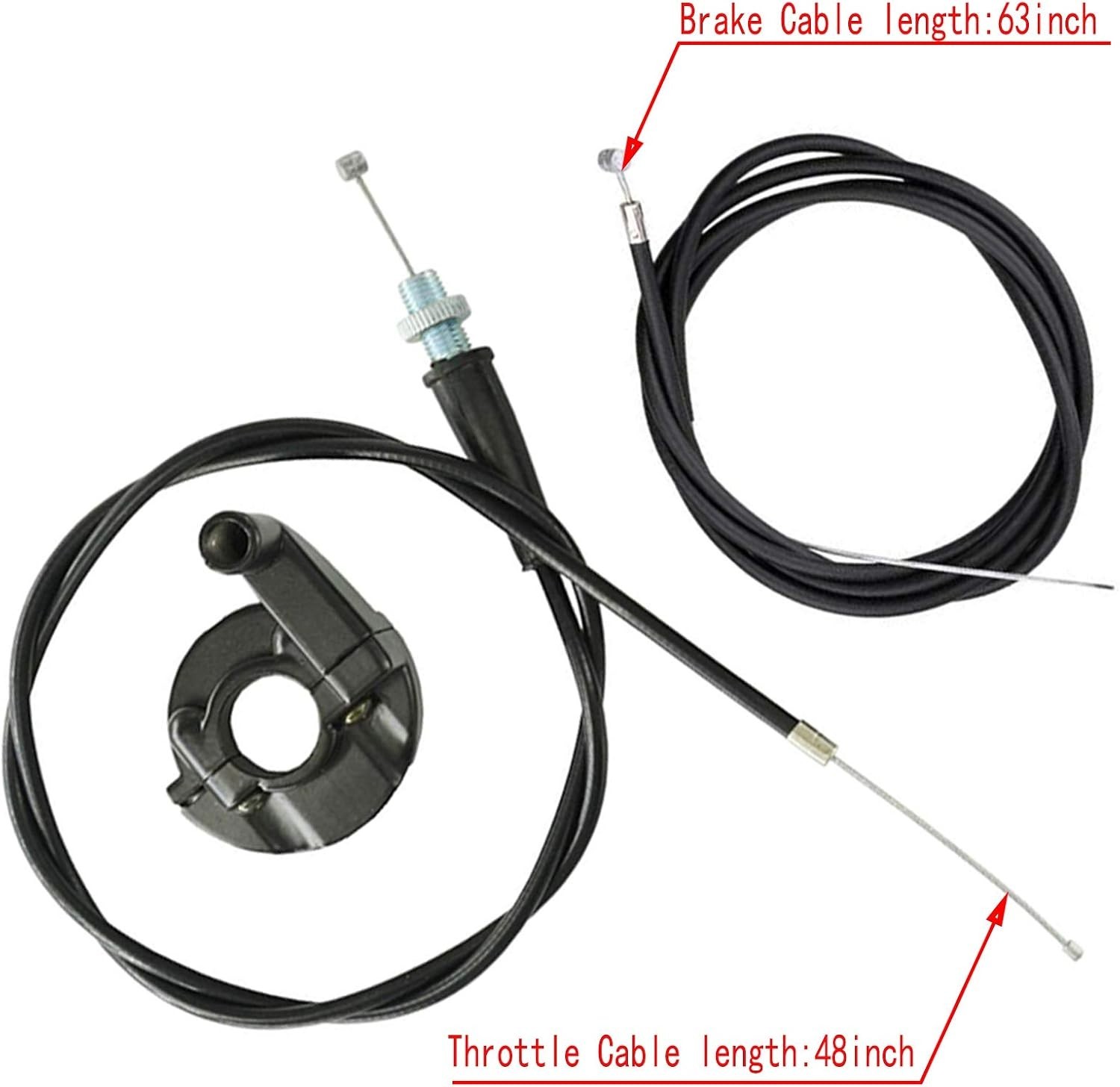 Modern Brake Lever & Throttle Cable Kit for Enhanced Control on Dirt Bikes