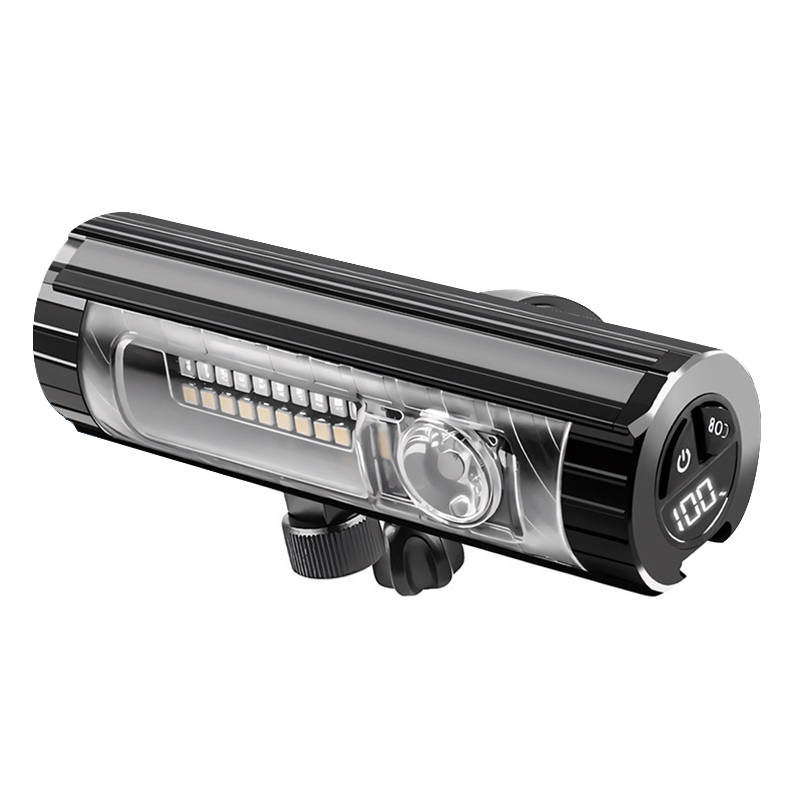 Waterproof Bike Front Light 4 Modes Aluminum Body Shock Absorption Design