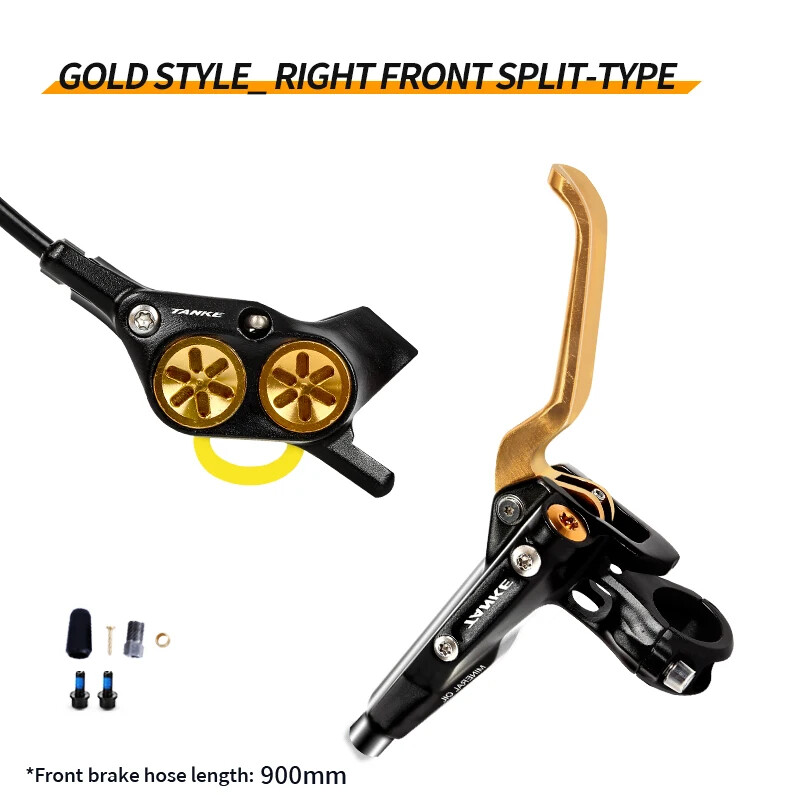 4 Pistons Mountain Road Bike Hydraulic Disc Brake 900/1700mm Oil Pressure Brake