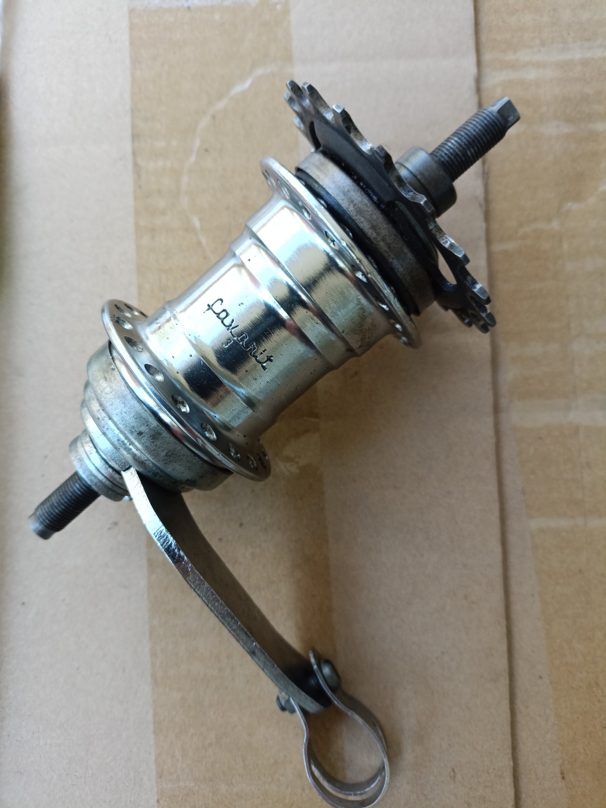 Vintage TORPEDO SINGLE SPEED COASTER BRAKE REAR HUB 36 H, 18T Favorit CzechRepub