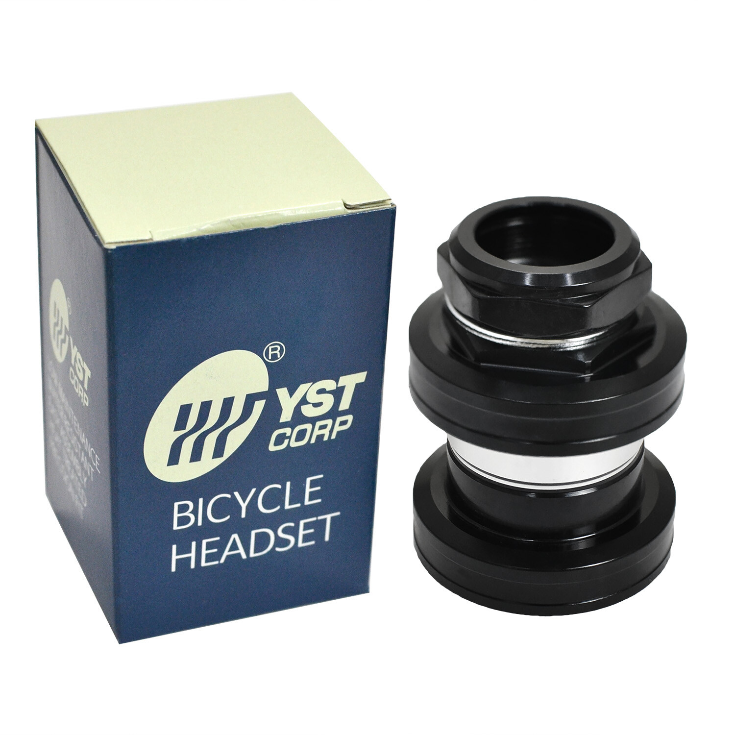 YST Old School BMX 1" Threaded Bike Headset 32.7 cups 26.4mm , Black