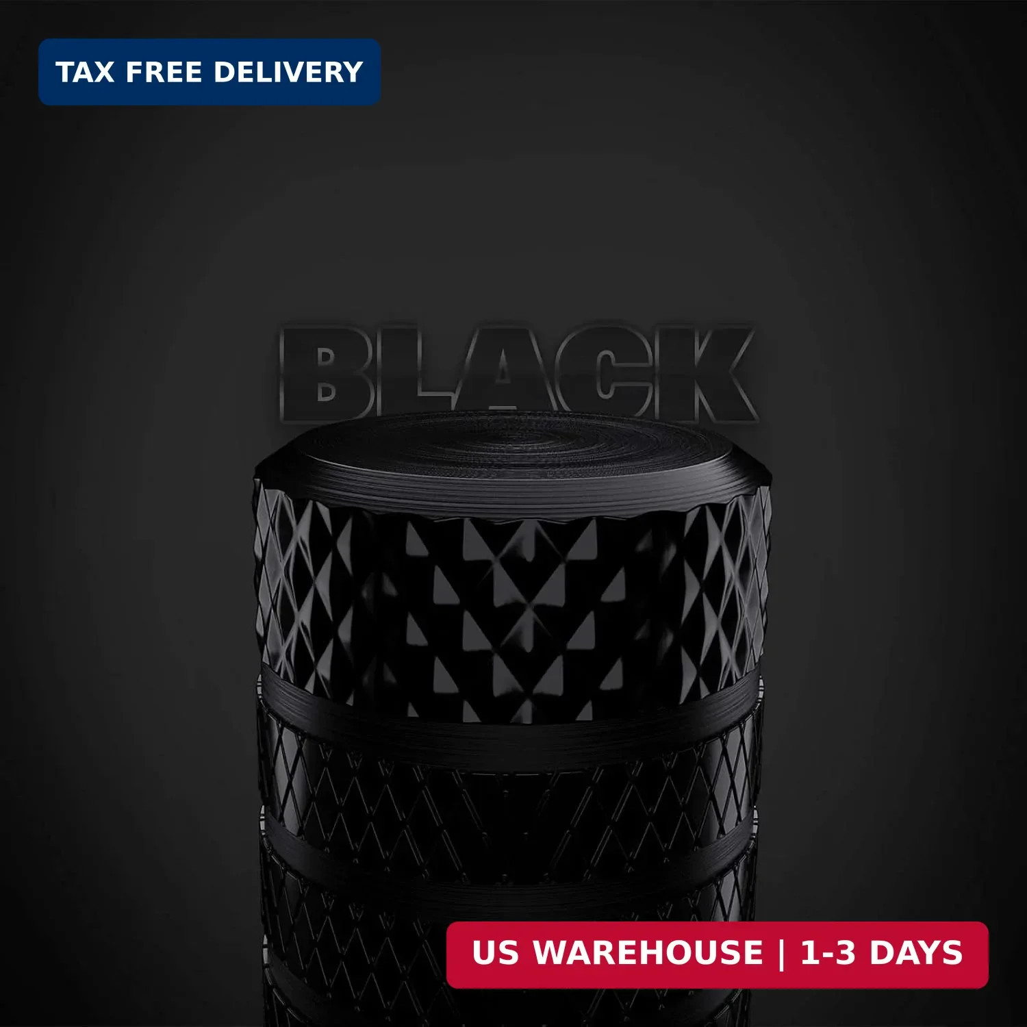 CKAuto Tire Valve Stem Caps, Black, 4 pcs/Pack, Anodized Aluminum Tire Valve Cap
