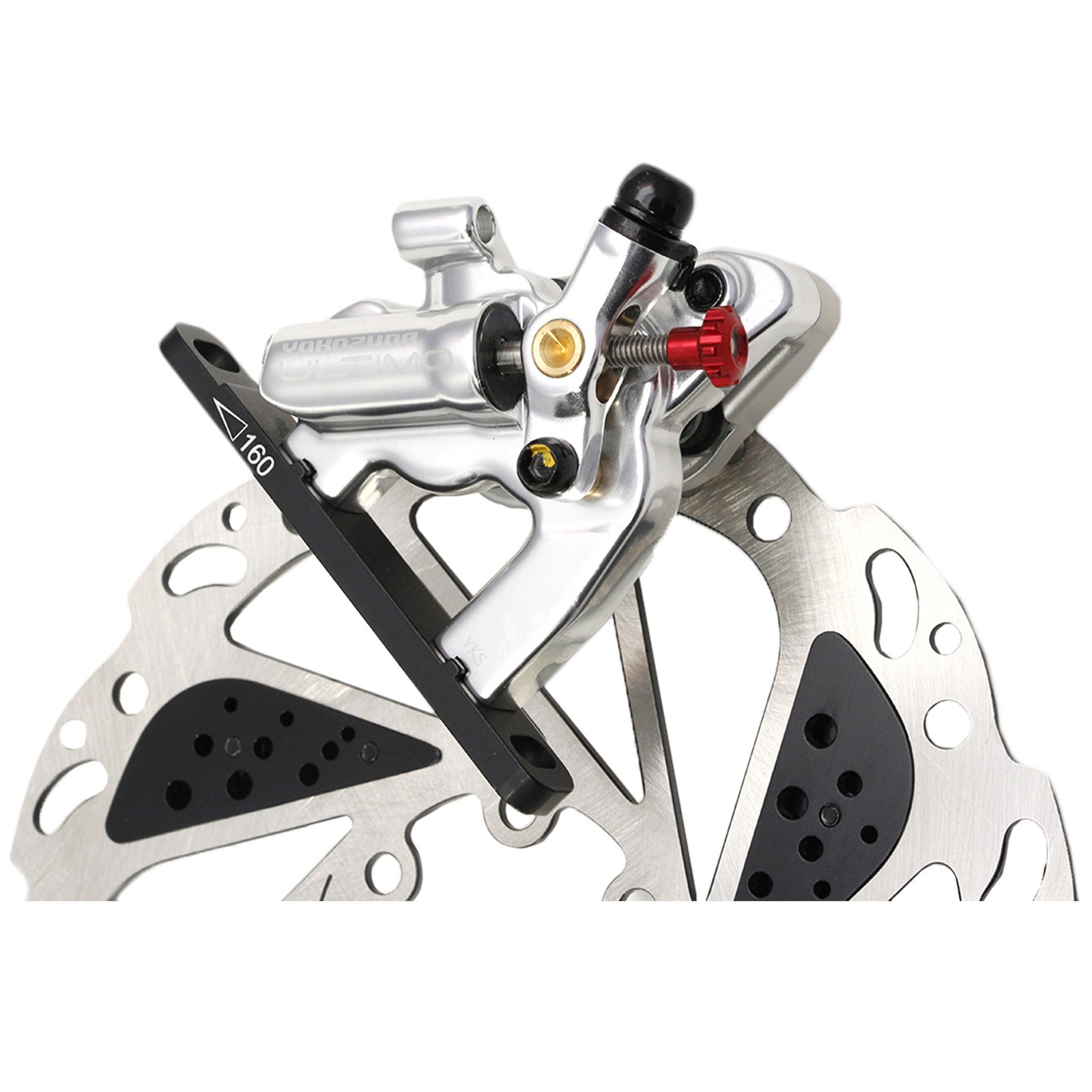 Yokozuna Ultimo Front Disc Brake – Flat Mount, 4-Piston, Mineral Oil Hydraulic,