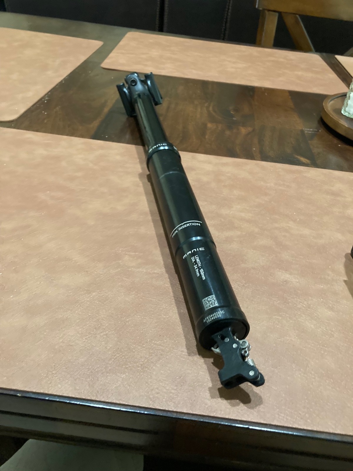 X-Fusion Manic Dropper Post 34.9 150mm drop with lever used working OK now
