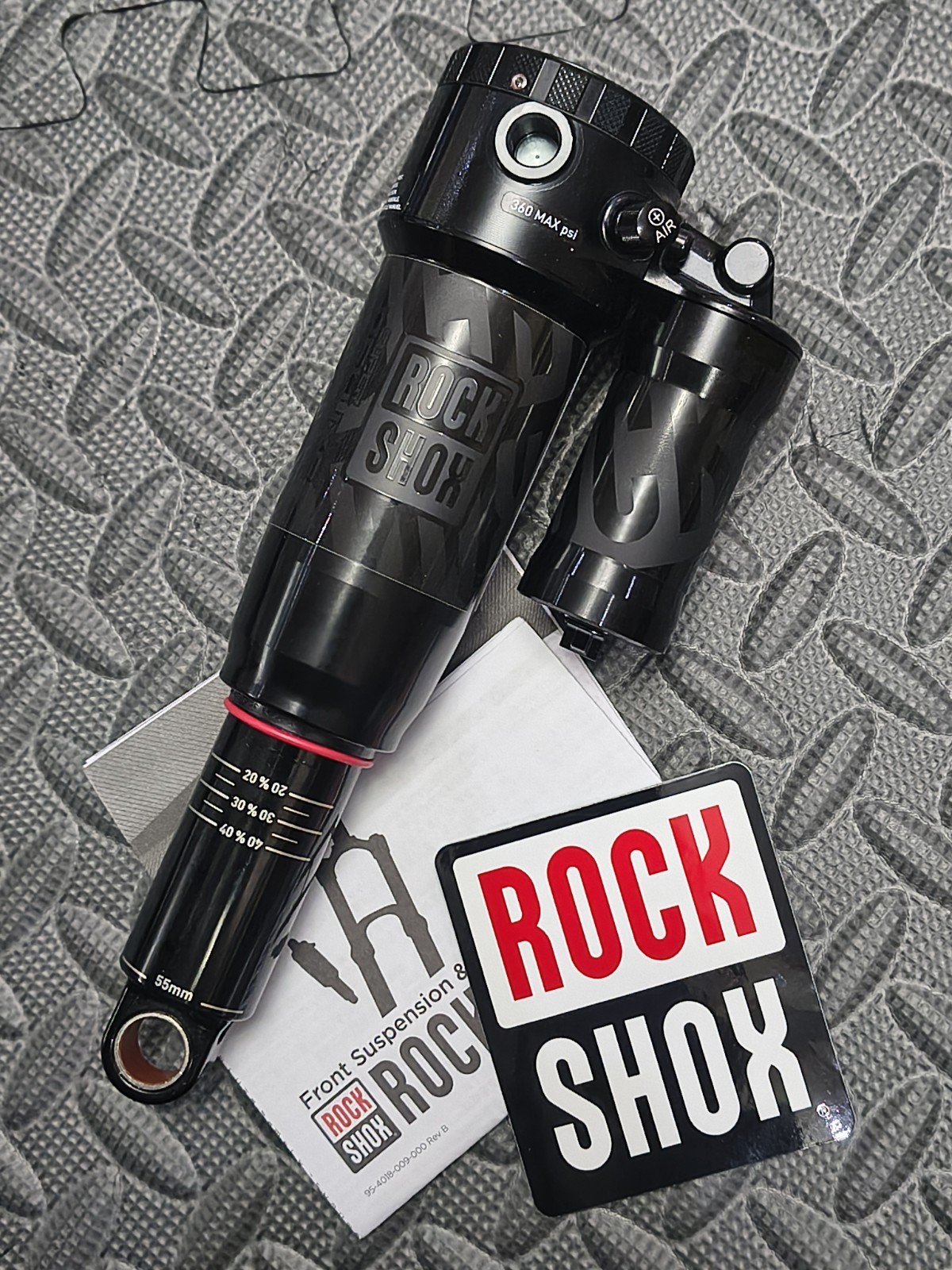 Rockshox Rear Shock 185x55mm Super Deluxe Select+ Trunnion C1 2025