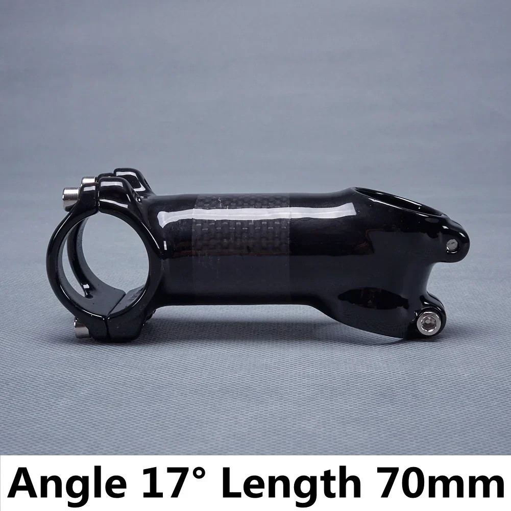 6/17 Degrees Carbon Bicycle Stem Mountain Road Bike Stem Length 60-120mm