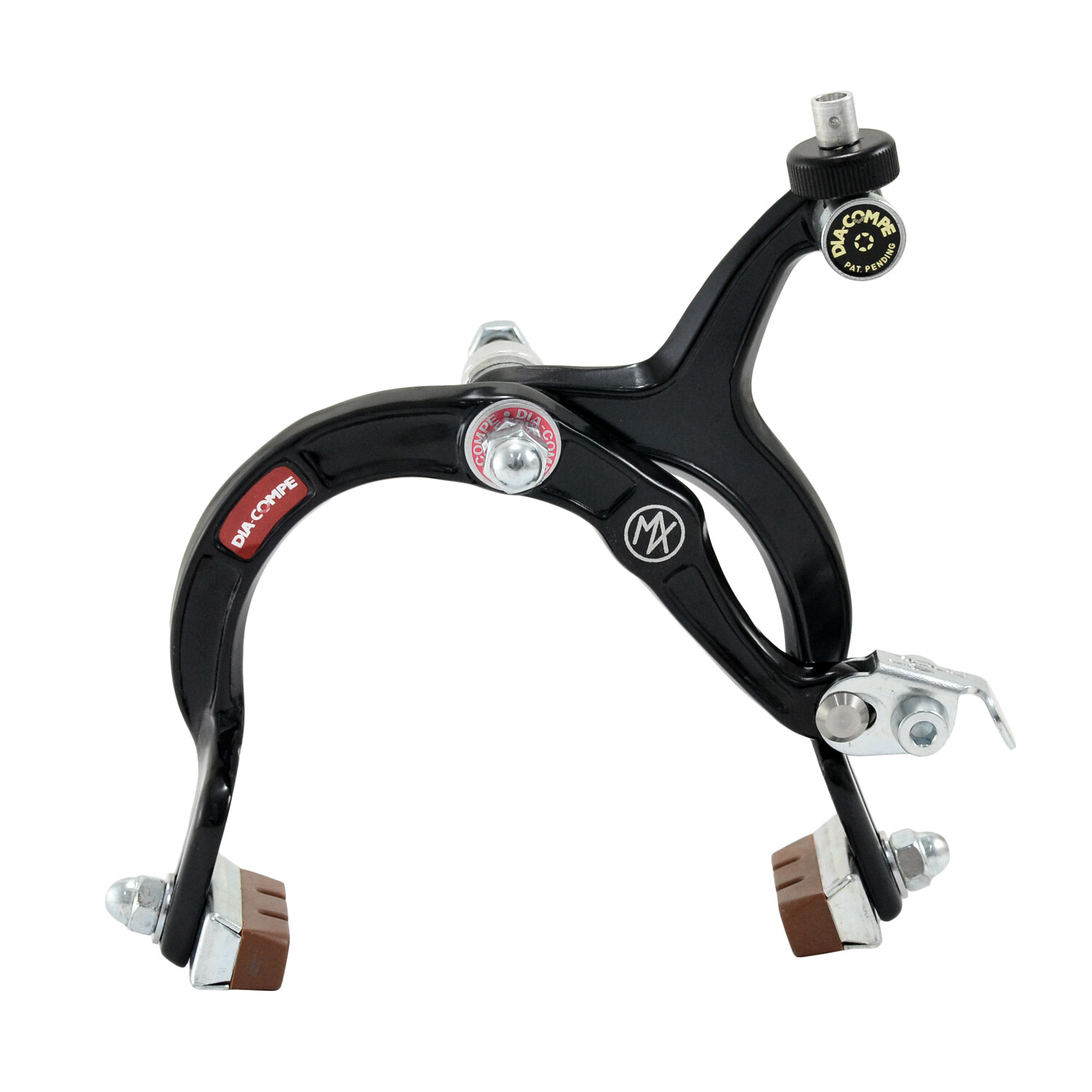 DIA-COMPE MX1000 Side Pull Caliper Brake Set (F+R) For Old School BMX , Black