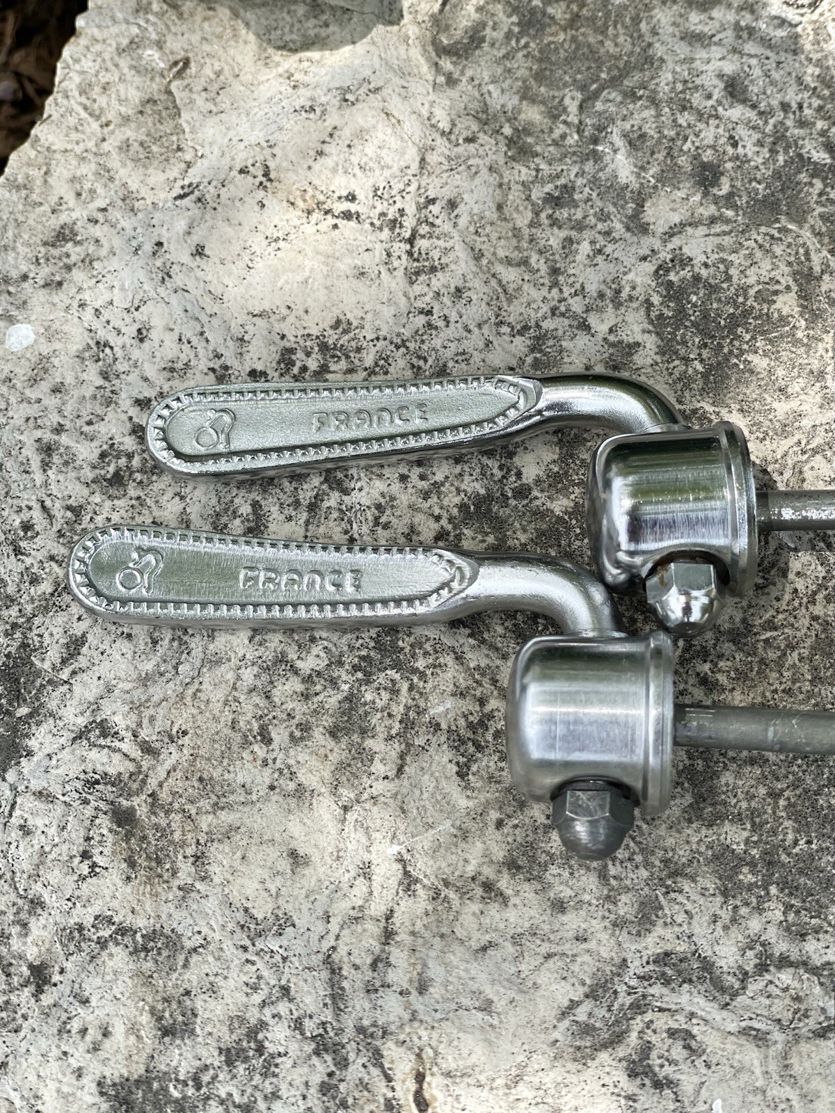 Vintage Maillard Wheel Skewers – Front and Rear Steel Made in France