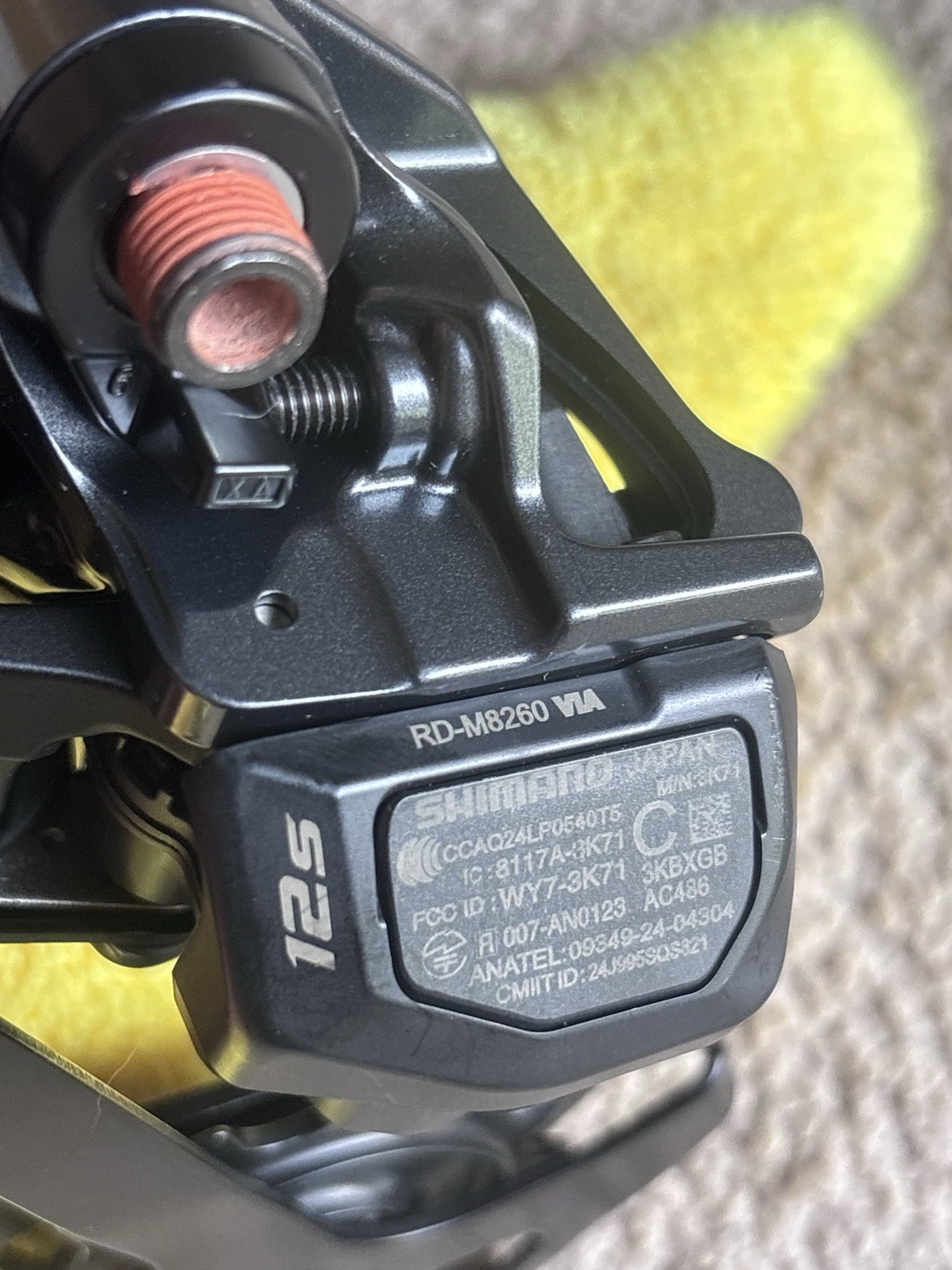 Shimano XT 12 Speed Derailleur DI2 Wired RD-M8260
