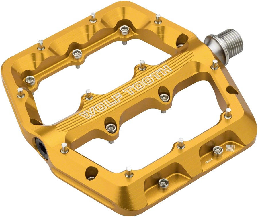 Wolf Tooth Waveform Pedals – Gold, Large