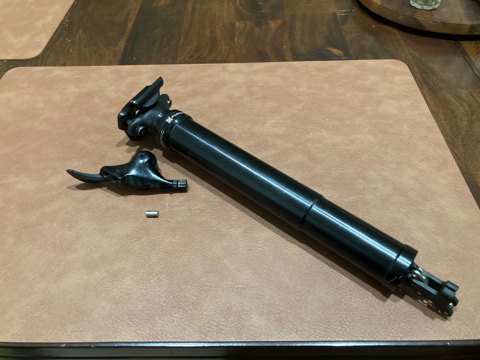 X-Fusion Manic Dropper Post 34.9 150mm drop with lever used working OK now