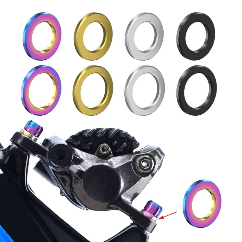 10Pcs Bolts Washers Bicycles Screw Bolts Washers Bicycles Hub Conversion Spacer