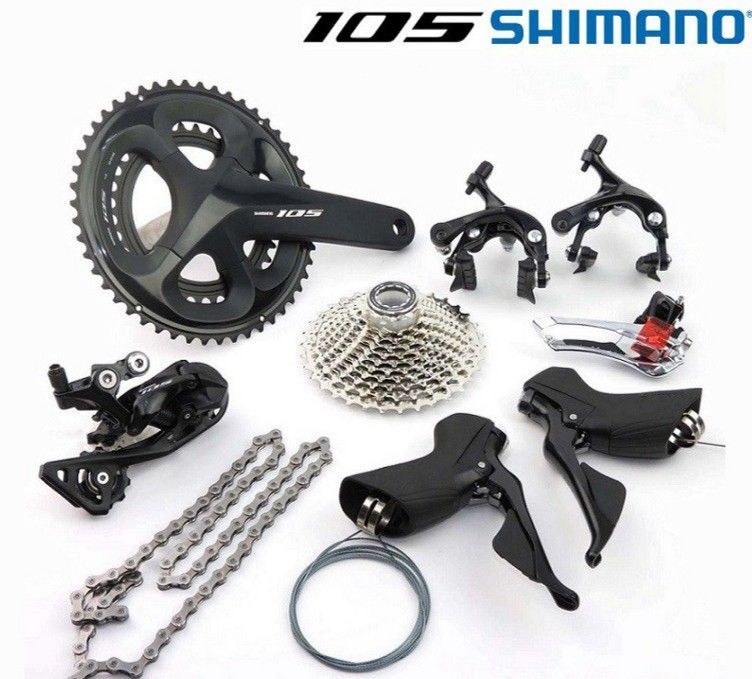 Shimano 105 R7000 2×11 Speed STI Groupset 50-34T 170/172.5/175mm ROAD