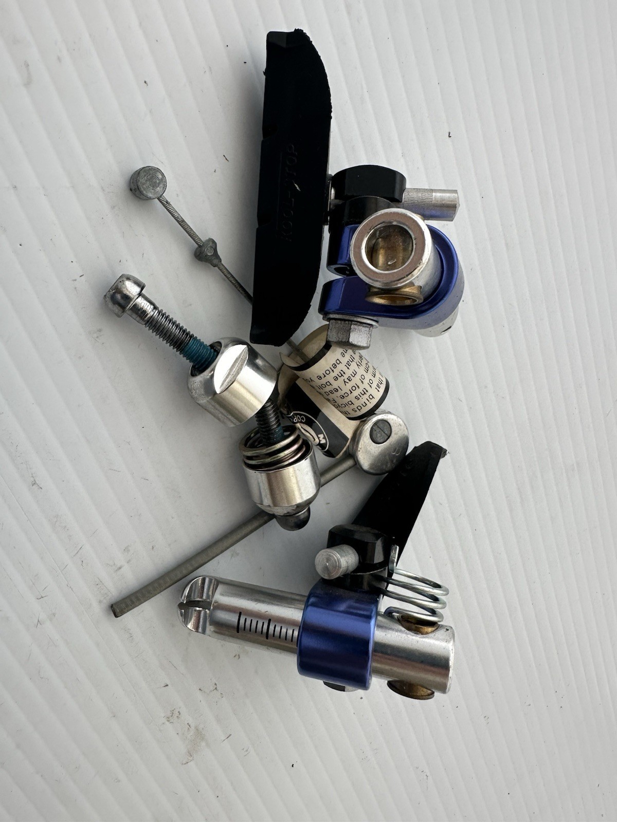 Dia-Compe Front Rear Cantilever Brake Set Blue Kool Stop Marin MTB Take-Off