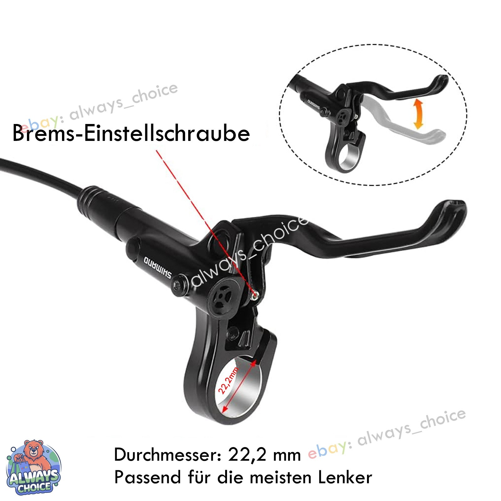 Shimano BR-MT200 Hydraulic 800/1550mm Front Rear Disc Brake Set