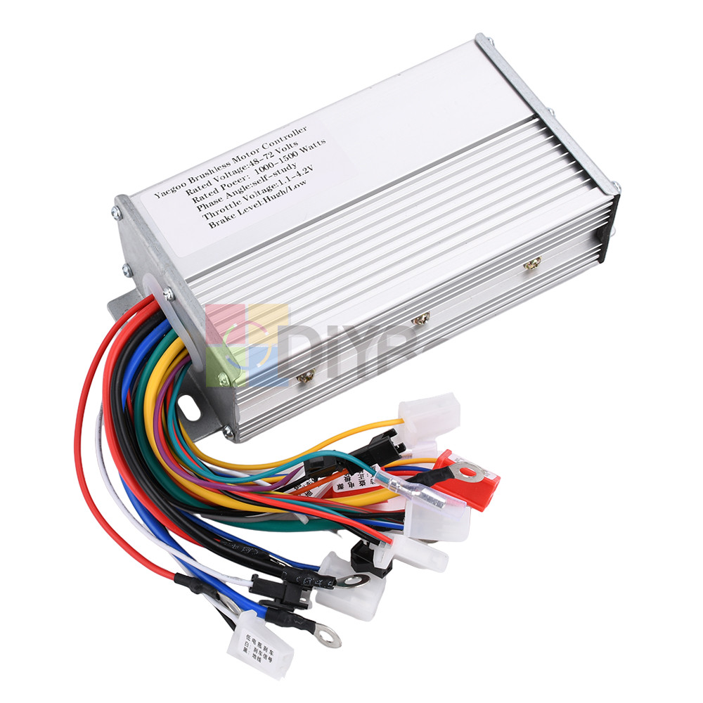 Controller 36V48V60V64V72V 500-1500W 5000W Brushless Electric Bicycle Controller