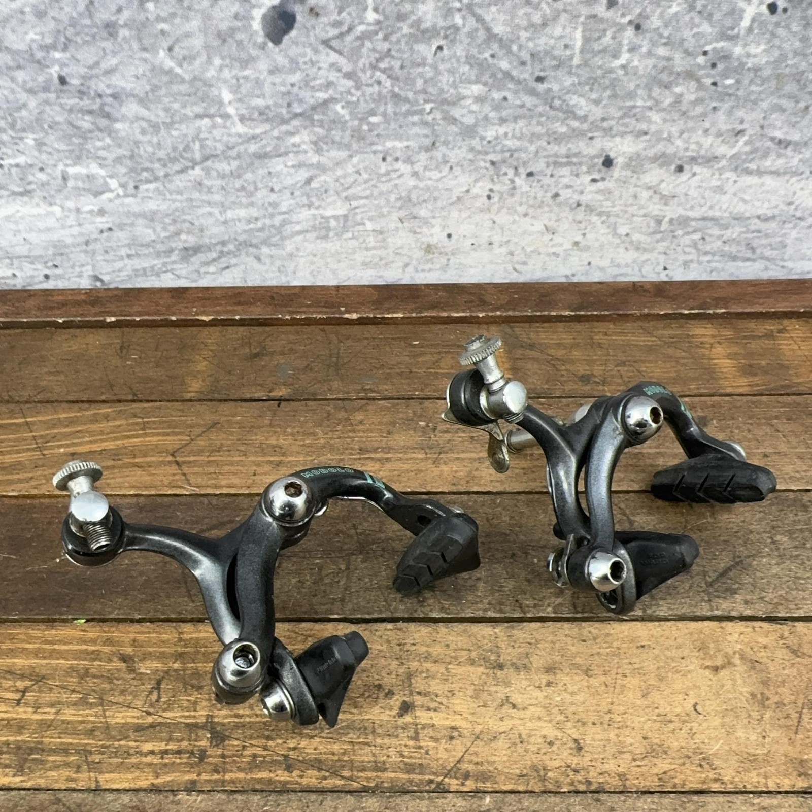 Vintage Modolo Caliper Brakes Set Celeste Recessed Bolt Road Racing Bike Side