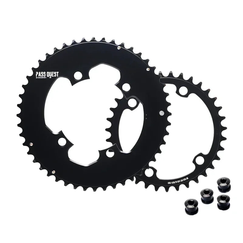 107BCD Double Chainring for 12S Road/Gravel Bike 46-33T 48-35T 50-37T 52-39T