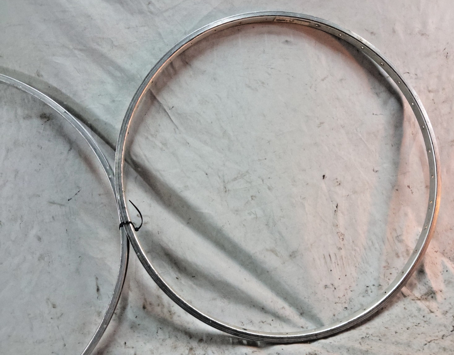 Weinmann 27″ 630ISO Vintage Road Bike Rim Set 36S USA/Belgium Made Rim Brake SLV