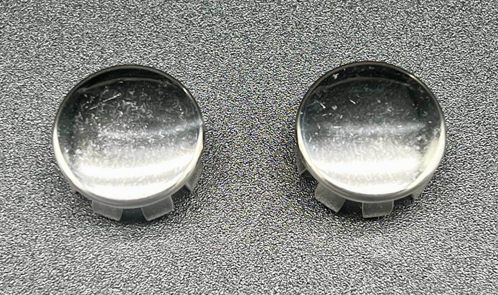 NOS Kool Stop Vintage Metal Bicycle Handlebar End Plugs/Road Bike/Silver/Chrome