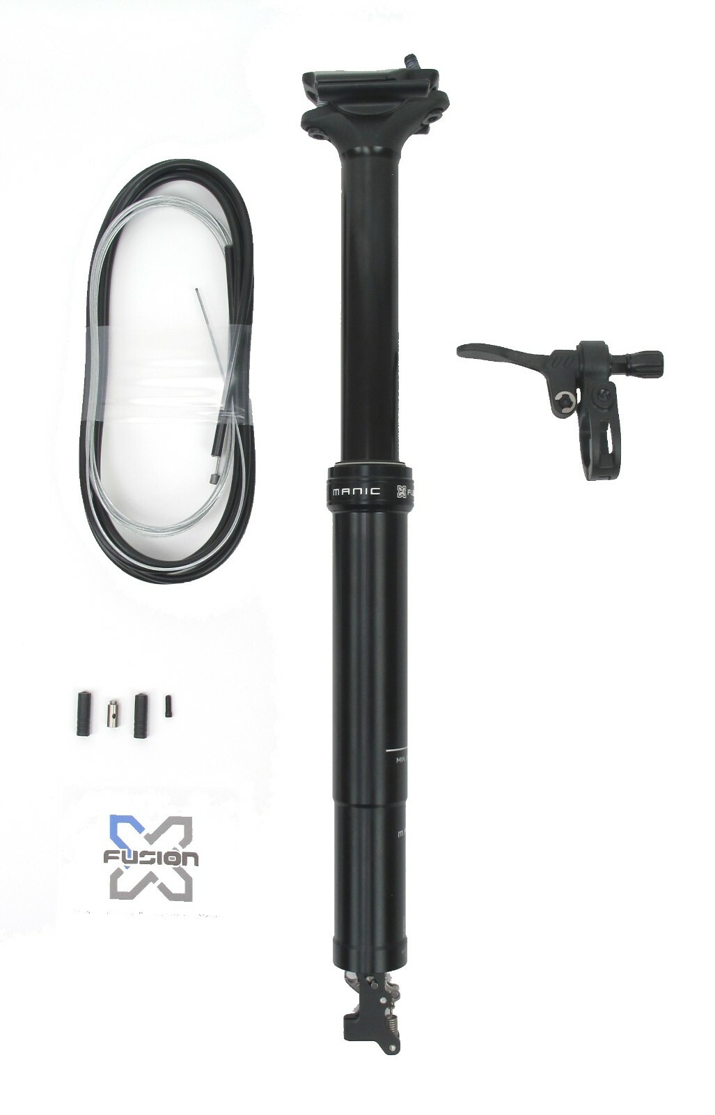 X-Fusion Manic Dropper Seatpost 31.6 125mm w/ Remote Internal $200 MSRP