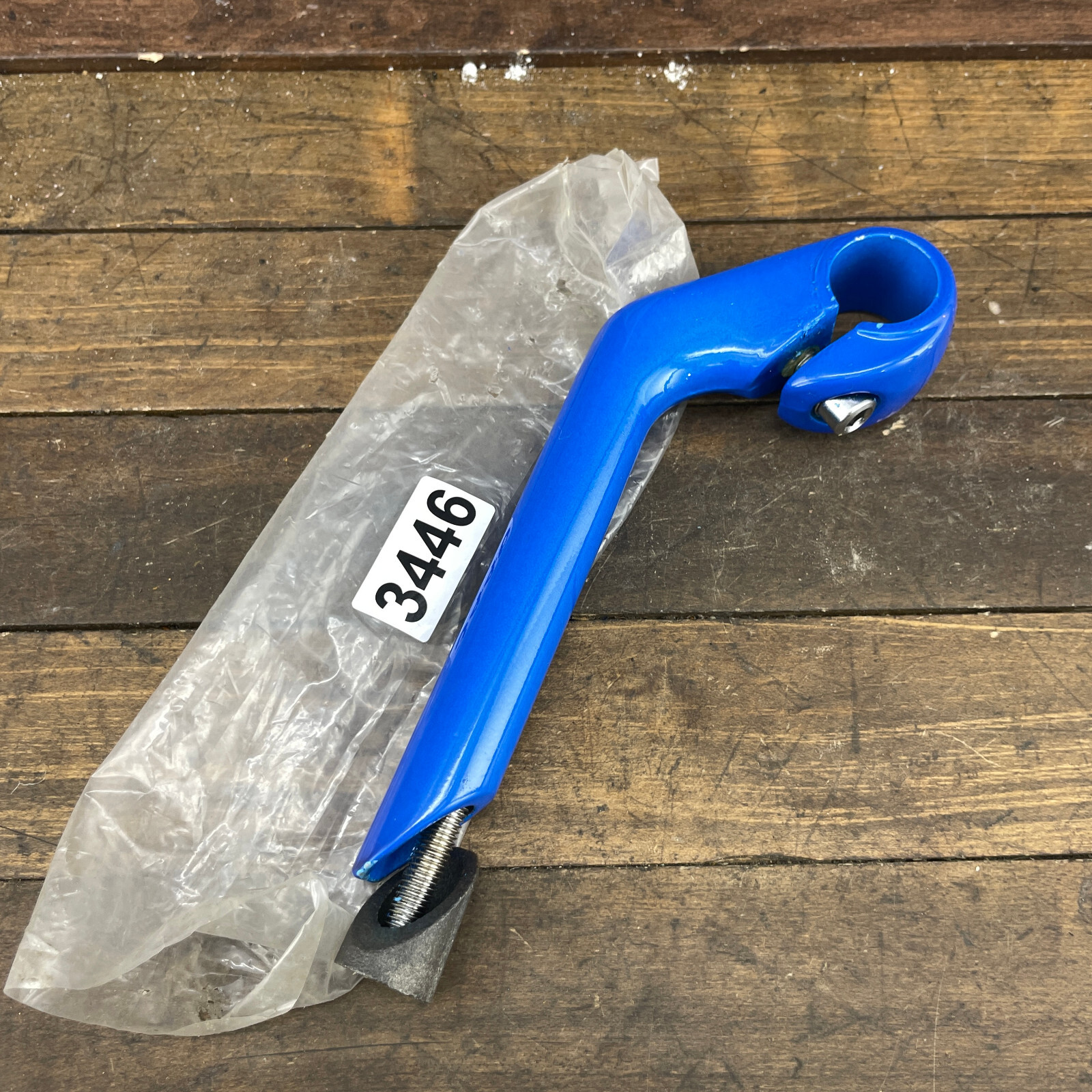 Vintage Riser Stem Blue 80 mm Reach 25.4 mm Gravel Grinder Cafe 22.2 ATB MTB A3