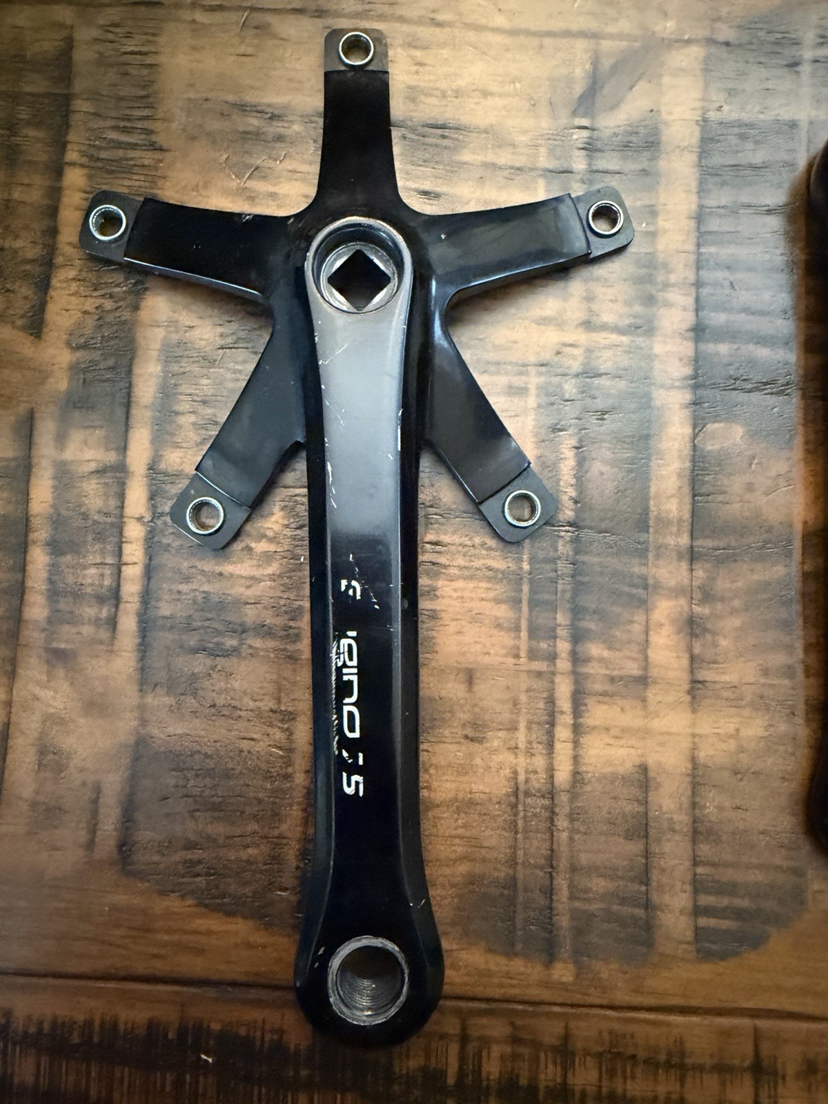 Sugino SG75 Crankset | 165mm | 144bcd | Black | Track