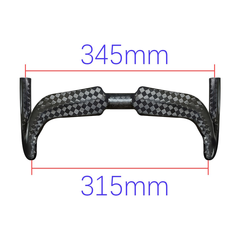 Track Bike Carbon Handlebar Sprint Match Bent Fixed Bicycle Handle Drop Bar