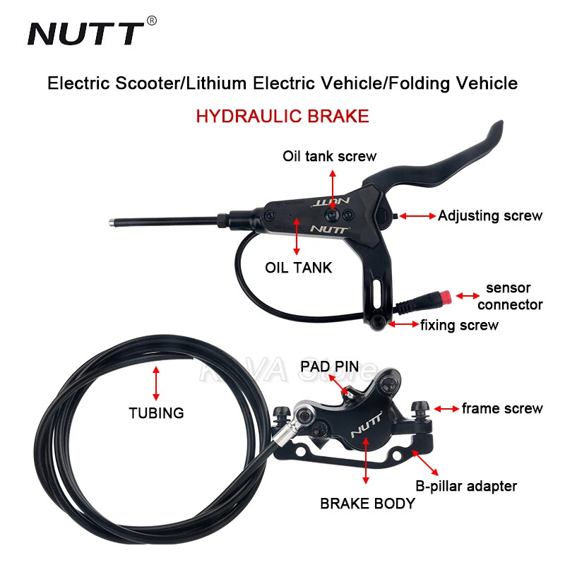 Electric Scooter E-Bike Hydraulic Disc Brake 140 160 180mm