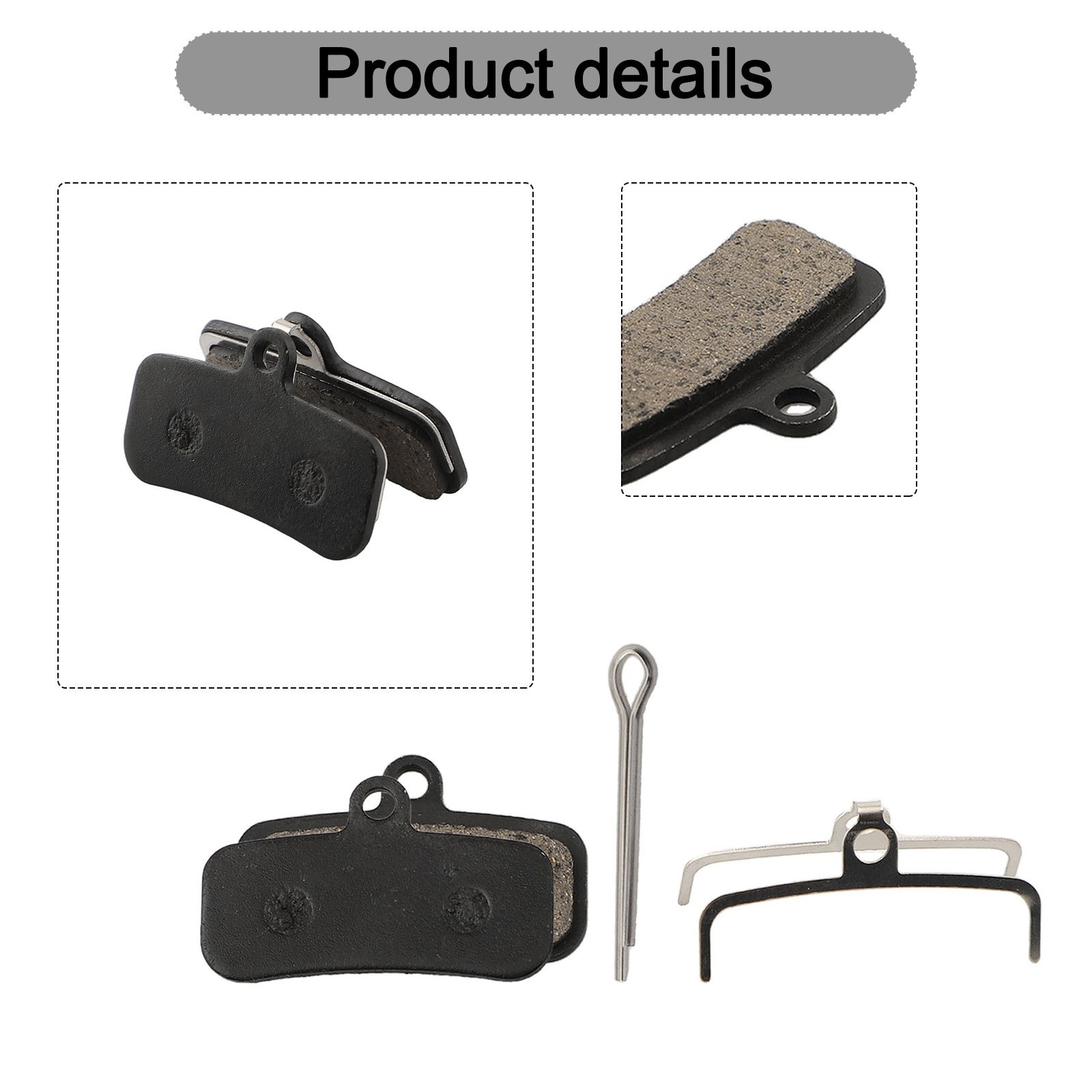 Reliable FourPiston Brake Pads for ZOOM HB 876 Improved Braking Efficiency