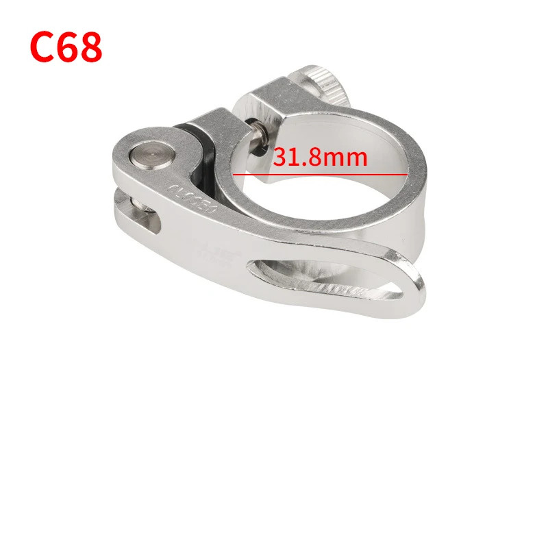 Bike Seatpost Clamp Aluminum Alloy MTB 28.6/31.8/34.9mm Seat Tube Clip