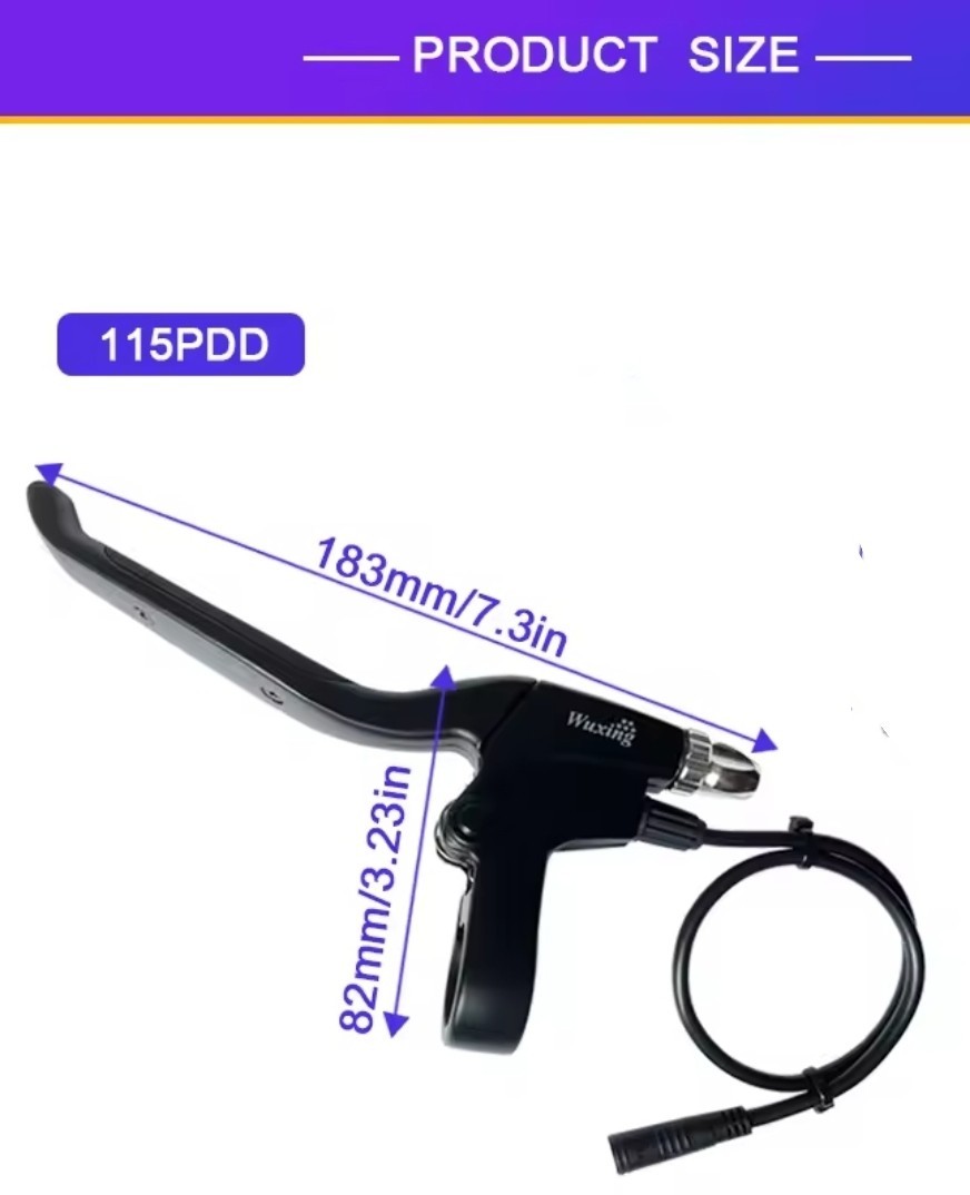 2pcs ECOTRIC Electric E Bike Alloy Motorcycle Handle Brake Lever MTB Cylinder SM